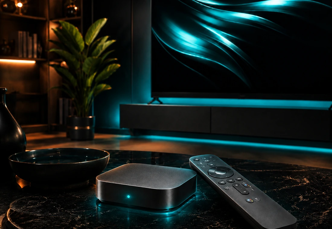 Box Android TV et télécommande
